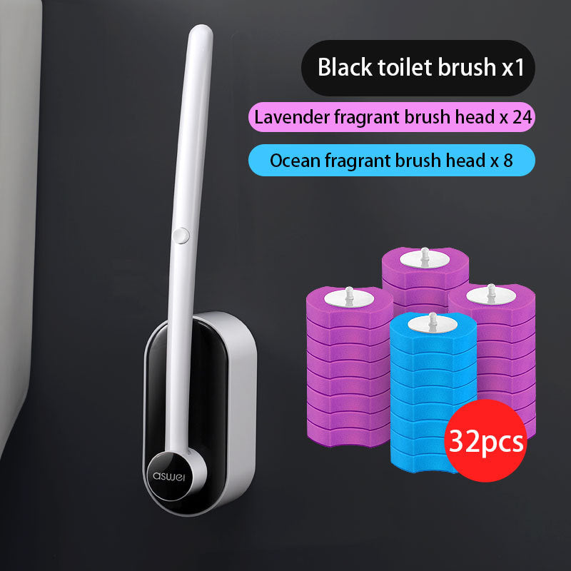 Disposable No Dead Angle Toilet Cleaning Brush