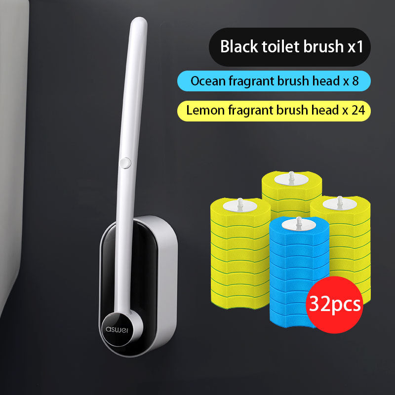 Disposable No Dead Angle Toilet Cleaning Brush